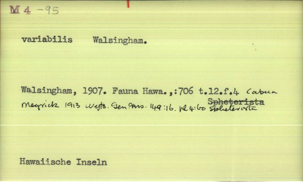 front of card